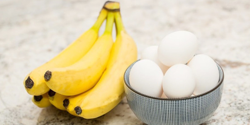 Banana egg for hair