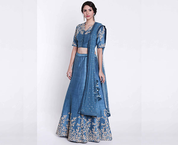 Trail Back Lehenga